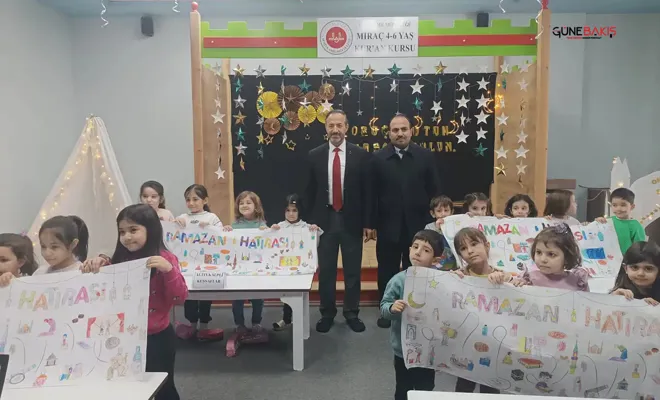 4-6 Yaş Kur'an kursu çocuklarına "Ramazan Hatırası Boyama Şenliği" düzenlendi 
