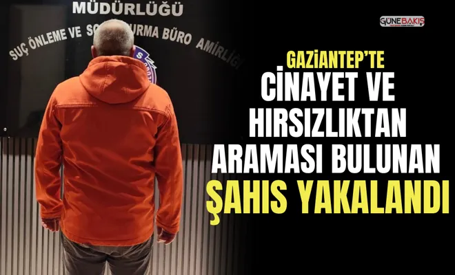 Cinayet ve hırsızlıktan araması bulunan şahıs yakalandı
