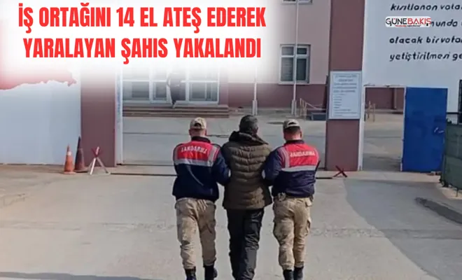 Gaziantep'te iş ortağını 14 el ateş ederek yaralayan şahıs yakalandı