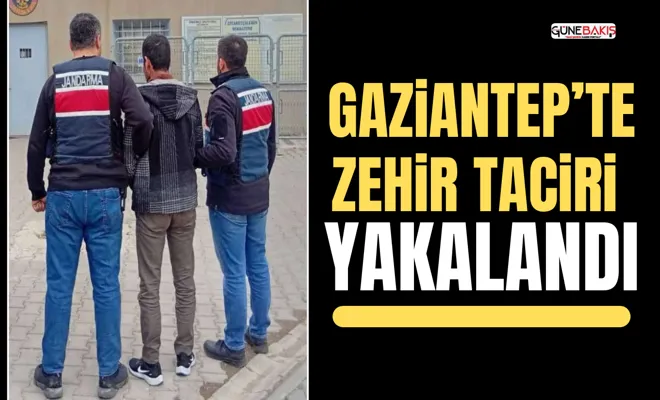 Gaziantep’te 14 yıl hapis cezası bulunan zehir taciri yakalandı