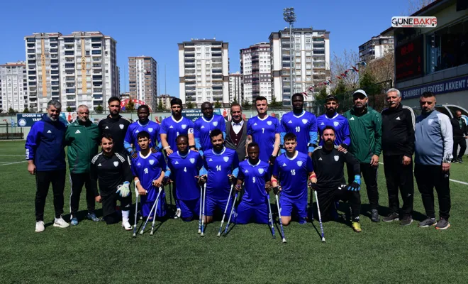 Şahinbey Ampute’den farklı galibiyet 9-0