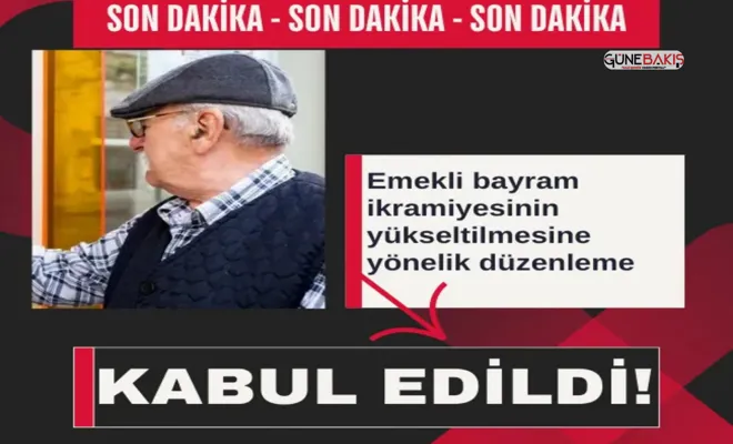 Emekli bayram ikramiyesinin yükseltilmesine yönelik düzenleme kabul edildi