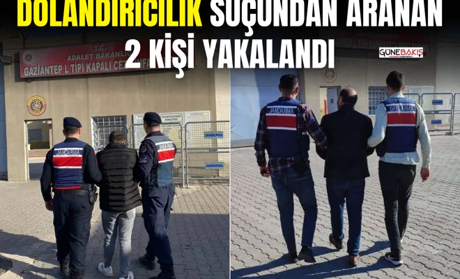 Gaziantep’te Dolandırıcılık Suçundan Aranan 2 Kişi Yakalandı