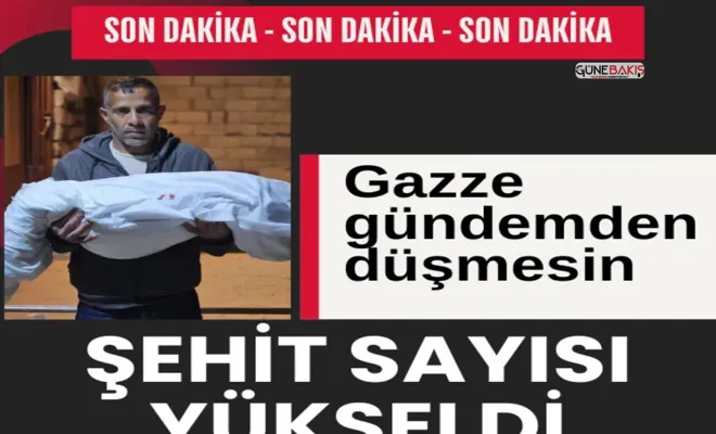 Gazze'de soykırım sürüyor: Şehit sayısı yükseldi!