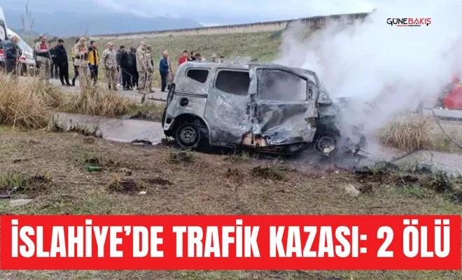 İslahiye’de trafik kazası: 2 ölü