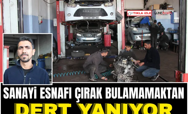 Sanayi esnafı çırak bulamamaktan dert yanıyor
