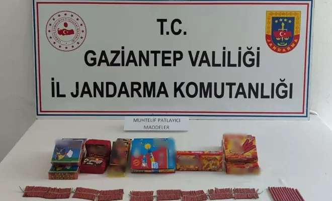 Gaziantep'te iş yerinde patlayıcı madde satan şahıs hakkında işlem başlatıldı