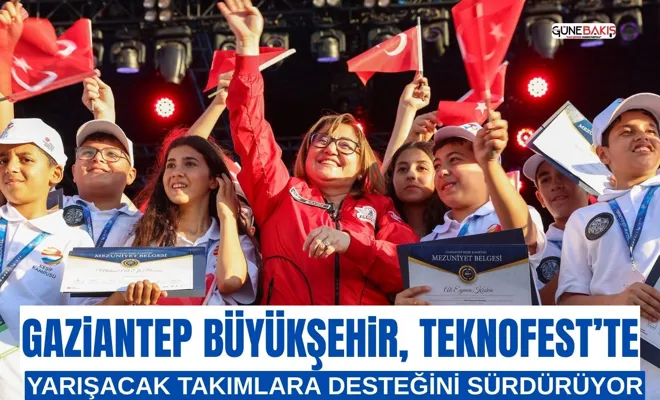 Gaziantep Büyükşehir, Teknofest’te yarışacak takımlara desteğini sürdürüyor