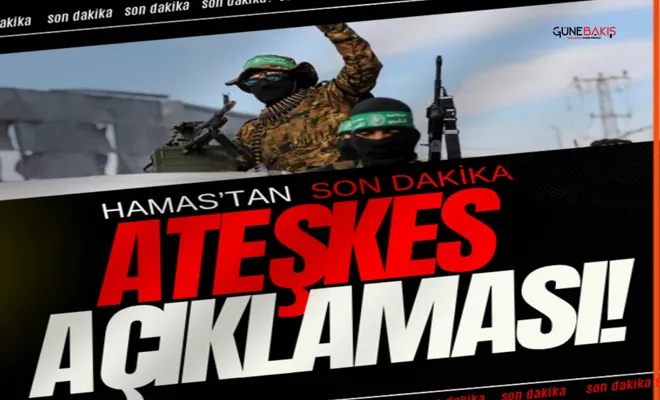 HAMAS'tan Gazze'de kalıcı ateşkes açıklaması!