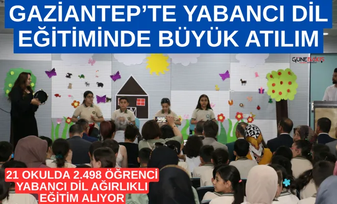 Gaziantep’te yabancı dil eğitiminde büyük atılım