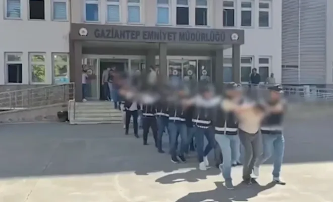 Gaziantep merkezli “joker” operasyonunda 56 kişi yakalandı