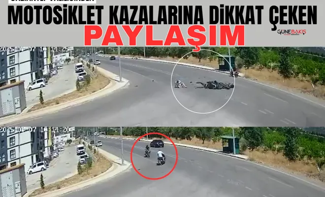 Gaziantep Valiliğinden motosiklet kazalarına dikkat çeken paylaşım