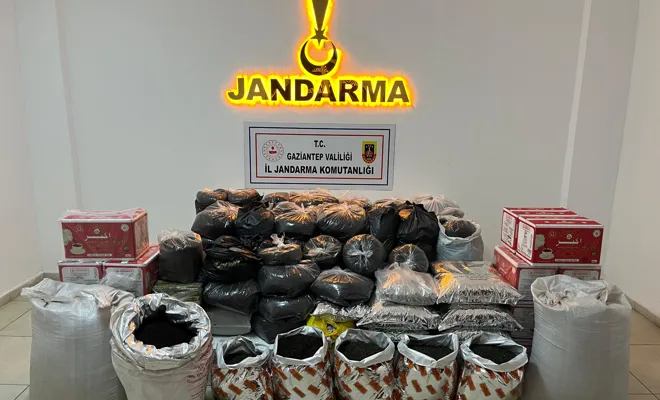Gaziantep’te 300 kilo kaçak çay ele geçirildi