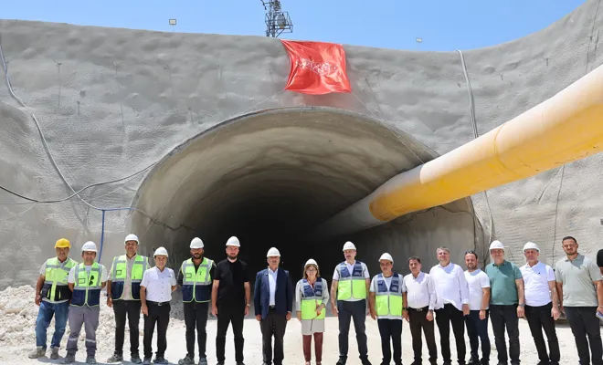 Dülük-OSB Tüneli Hızla İlerliyor: Trafik Rahatlayacak, Sanayiye Erişim Kolaylaşacak
