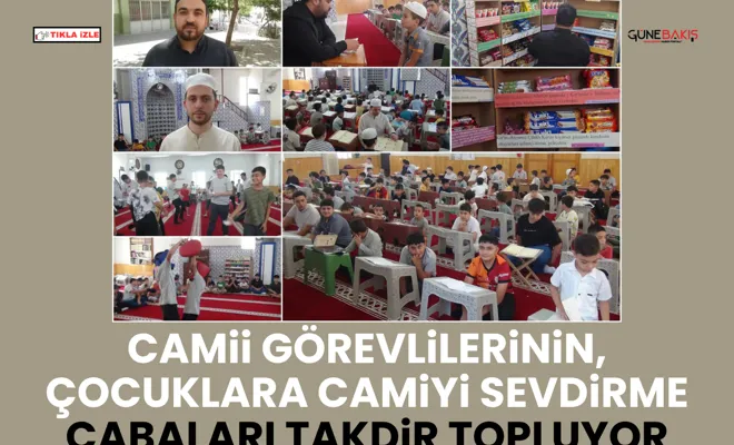 Camii görevlilerinin, çocuklara camiyi sevdirme çabaları takdir topluyor