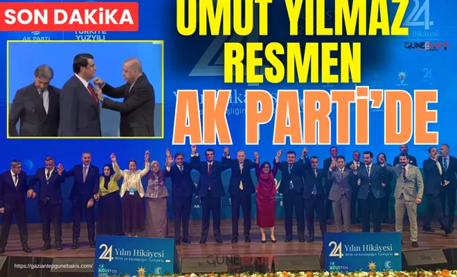 Umut Yılmaz resmen Ak Parti’de