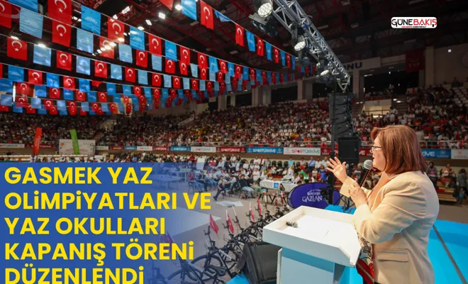 GASMEK Yaz Olimpiyatları ve Yaz Okulları kapanış töreni düzenlendi