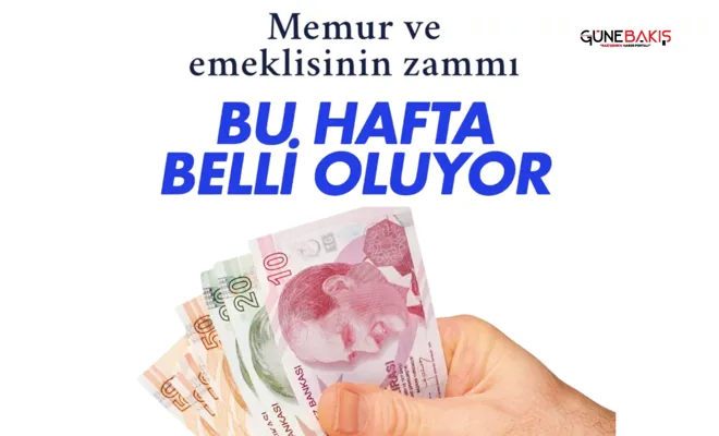 Memur ve emeklisinin zammı bu hafta belli oluyor