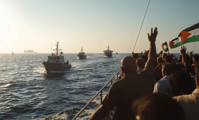 Gazze’ye doğru 10 tekne daha yola çıktı!