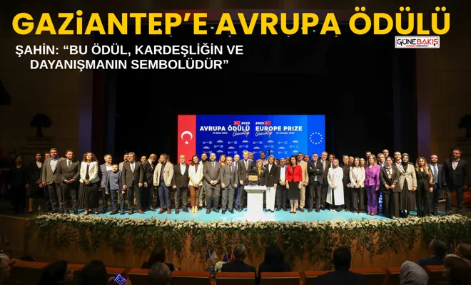 Gaziantep’e Avrupa Ödülü