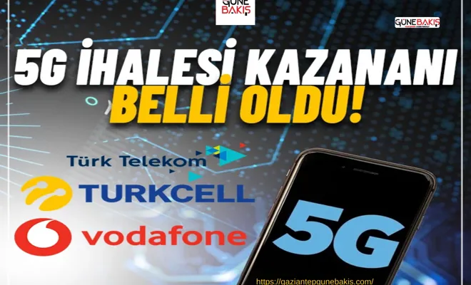 5G ihalesi kazananı belli oldu!