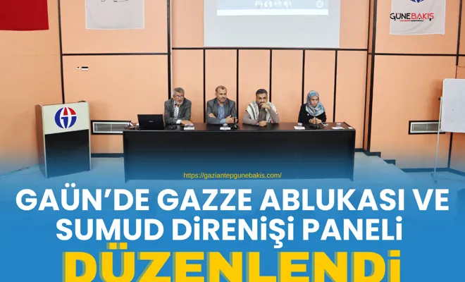 GAÜN’de Gazze ablukası ve Sumud direnişi paneli düzenlendi