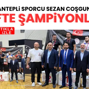 GAÜN’lü sporcu Büşra Çan’dan avrupa rekoru ve çifte madalya