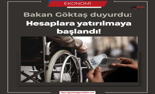 Evde bakım yardımı ödemeleri hesaplata yatmaya başladı