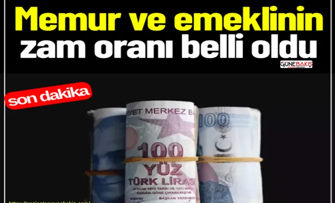 Memur ve emekli zammı için kritik veri belli oldu