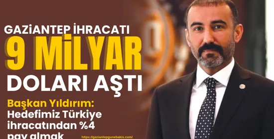 Başkan Ünverdi kasım ayı ihracat rakamlarını değerlendirdi