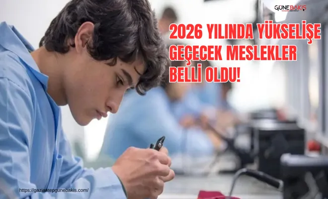 2026 yılında yükselişe geçecek meslekler belli oldu!