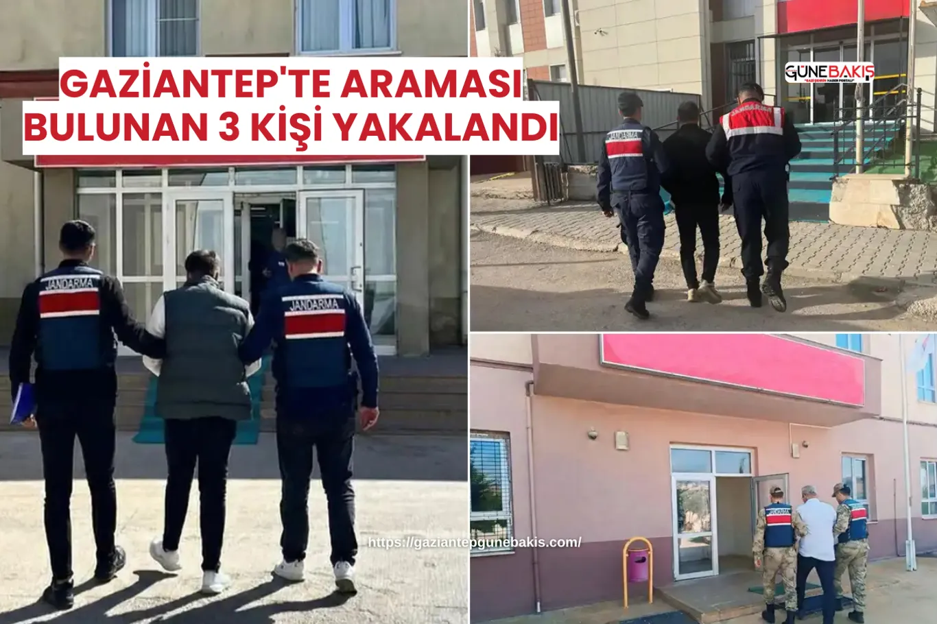 Gaziantep'te hapis cezası bulunan 2 şahıs tutuklandı