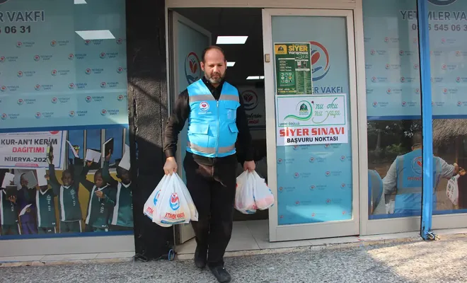 Yetimler Vakfı Gaziantep Temsilciliği kandil münasebetiyle kımızı ve beyaz et dağıtımı gerçekleştirdi