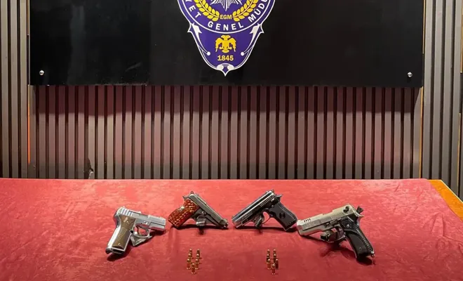 Gaziantep'te ruhsatsız silah operasyonu 