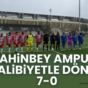 Şahinbey Ampute’den farklı galibiyet 7-0