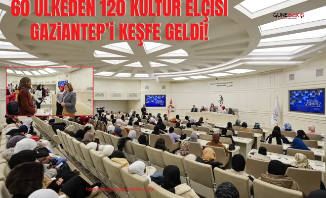 60 ülkeden 120 kültür elçisi Gaziantep’i keşfe geldi!