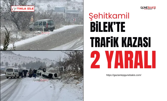 Bilek’te trafik kazası: 2 yaralı