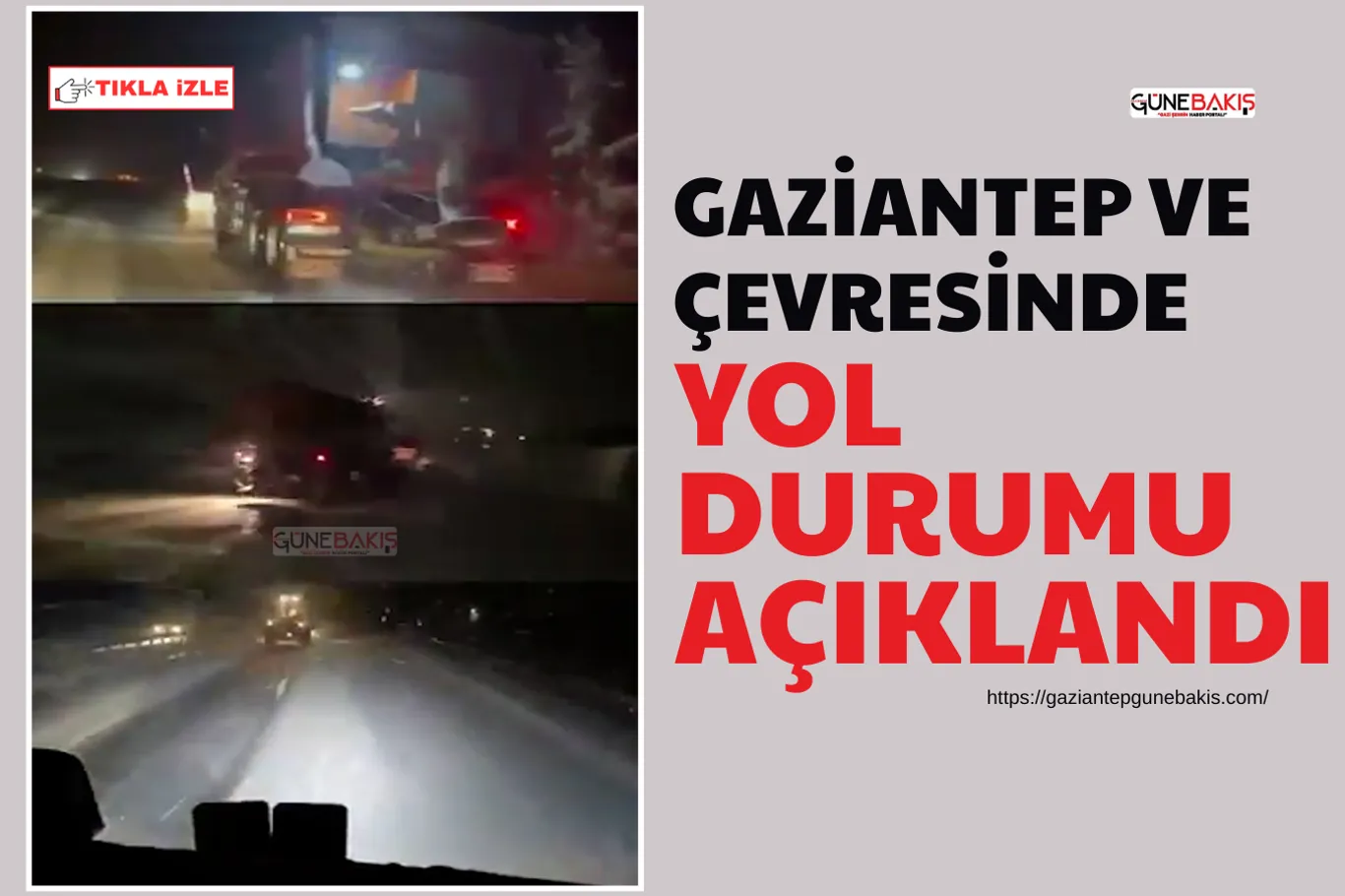 Gaziantep’te eğitime kar engeli