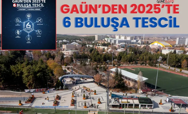 GAÜN’den 2025’te 6 buluşa tescil