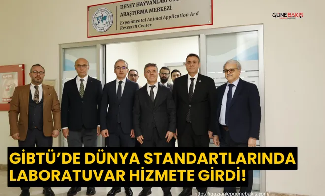 GİBTÜ’de dünya standartlarında laboratuvar hizmete girdi!