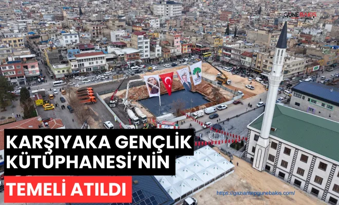 Karşıyaka Gençlik Kütüphanesi’nin temeli atıldı