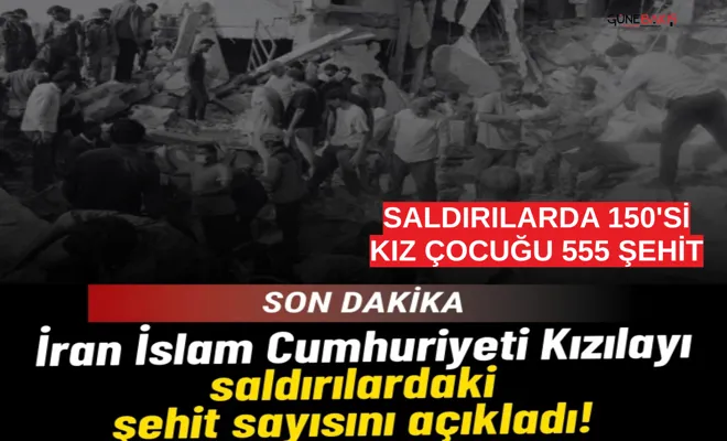 ABD ve siyonist rejim saldırılarında en az 150'si kız çocuğu 555 şehit