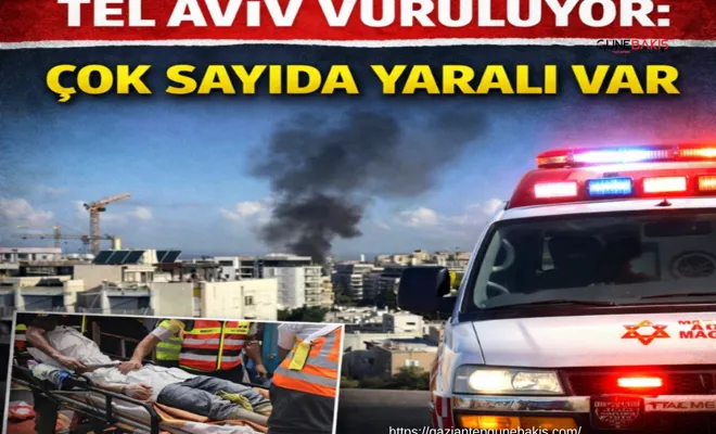 Tel Aviv vuruluyor: Çok sayıda yaralı var