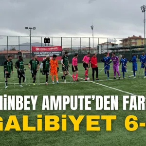 Şahinbey Amputeden net skor 1-0