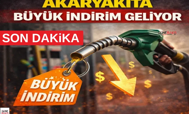 Akaryakıta büyük indirim geliyor