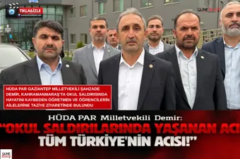 HÜDA PAR Gaziantep İl Başkanı Kaya mazbatasını alarak göreve başladı