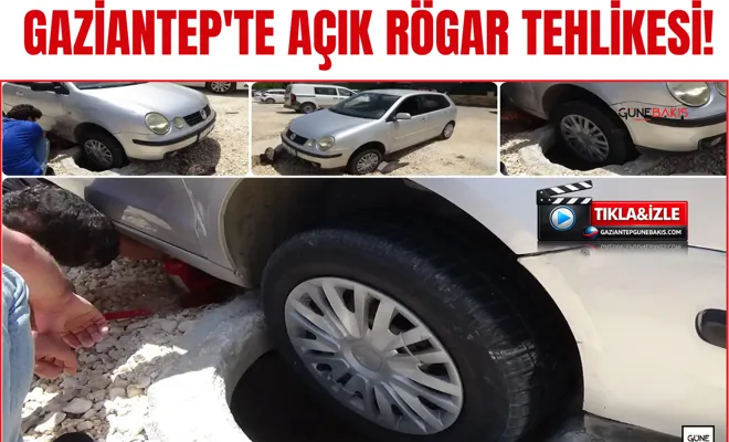 Gaziantep'te açık rögar tehlikesi!