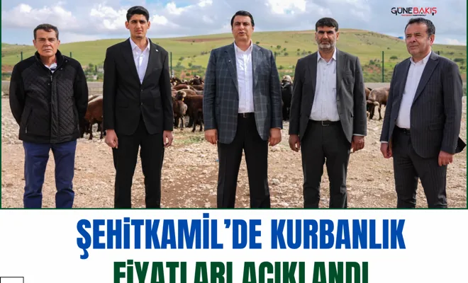 Şehitkamil’de kurbanlık fiyatları açıklandı