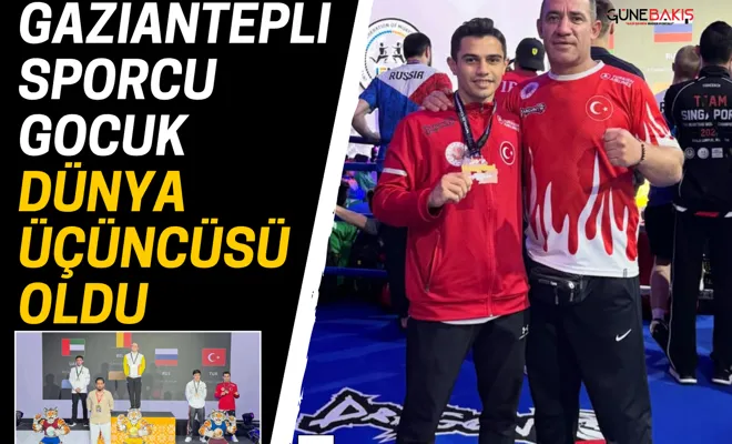 Gaziantepli sporcu Gocuk dünya üçüncüsü oldu