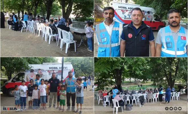 Yetimler Vakfı Gaziantep'te yetim çocuklara çeşitli ikramlarda bulundu 